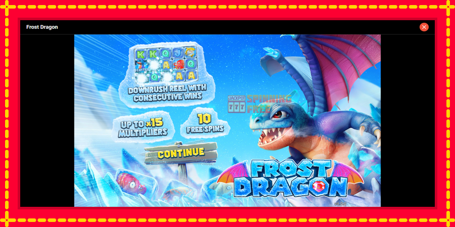 Frost Dragon mesin slot dengan animasi cerah, gambar 1