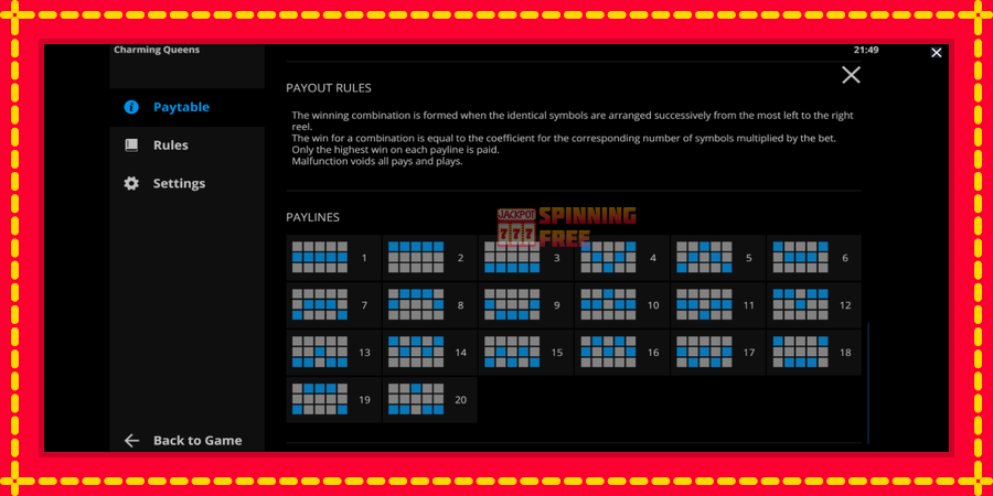 Charming Queens mesin slot dengan animasi cerah, gambar 5