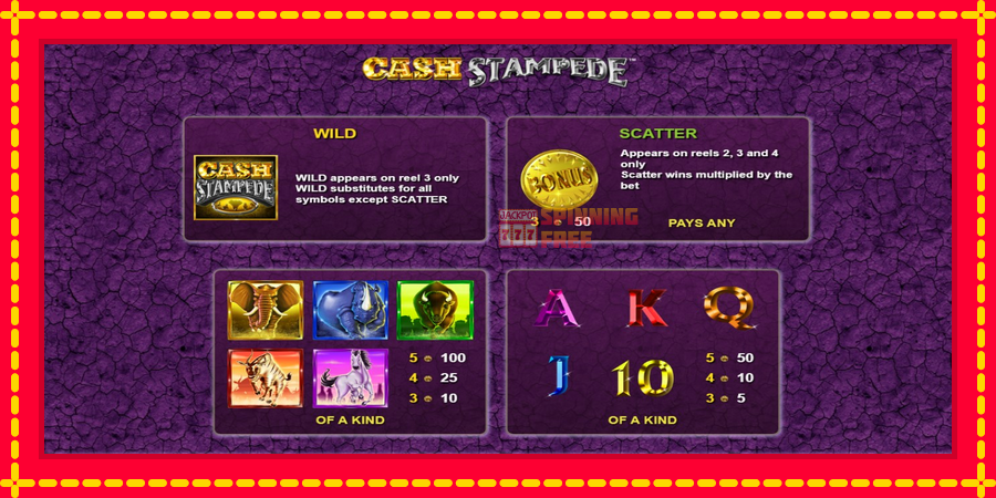 Cash Stampede mesin slot dengan animasi cerah, gambar 2