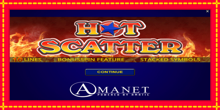 Hot Scatter mesin slot dengan animasi cerah, gambar 1