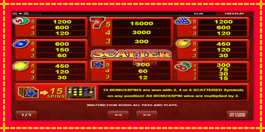 Hot Scatter mesin slot dengan animasi cerah, gambar 5