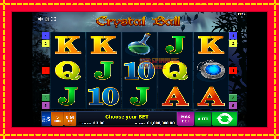 Crystal Ball mesin slot dengan animasi cerah, gambar 1