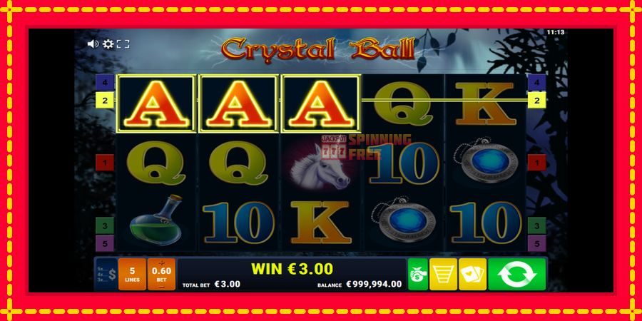 Crystal Ball mesin slot dengan animasi cerah, gambar 2