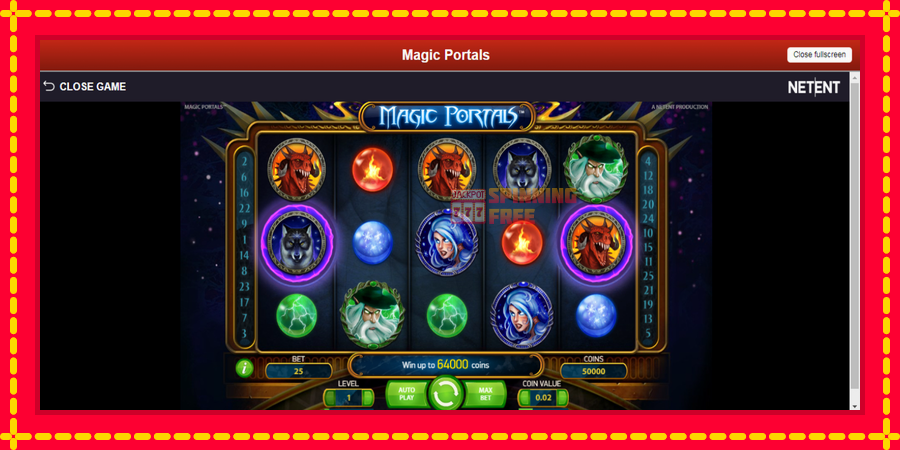 Magic Portals mesin slot dengan animasi cerah, gambar 2