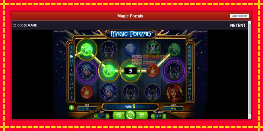 Magic Portals mesin slot dengan animasi cerah, gambar 3