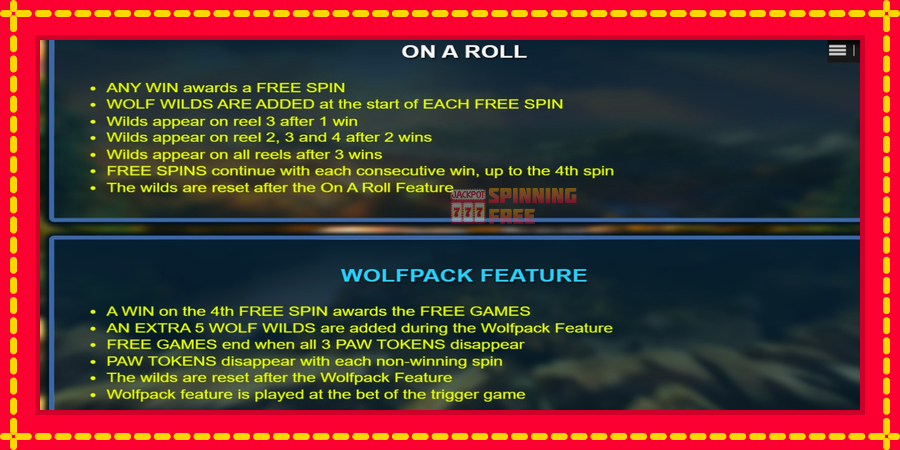 Wolfpack Pays mesin slot dengan animasi cerah, gambar 4