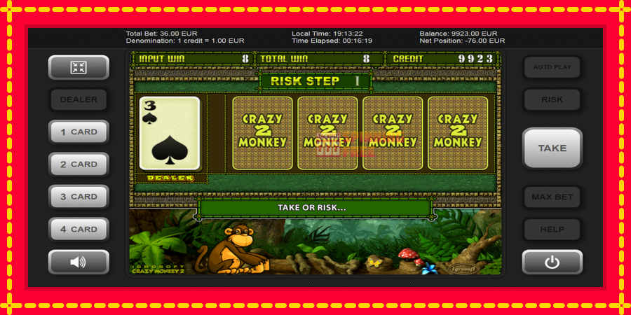 Crazy Monkey 2 mesin slot dengan animasi cerah, gambar 4