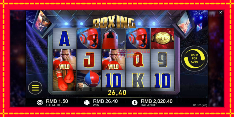 Boxing mesin slot dengan animasi cerah, gambar 2