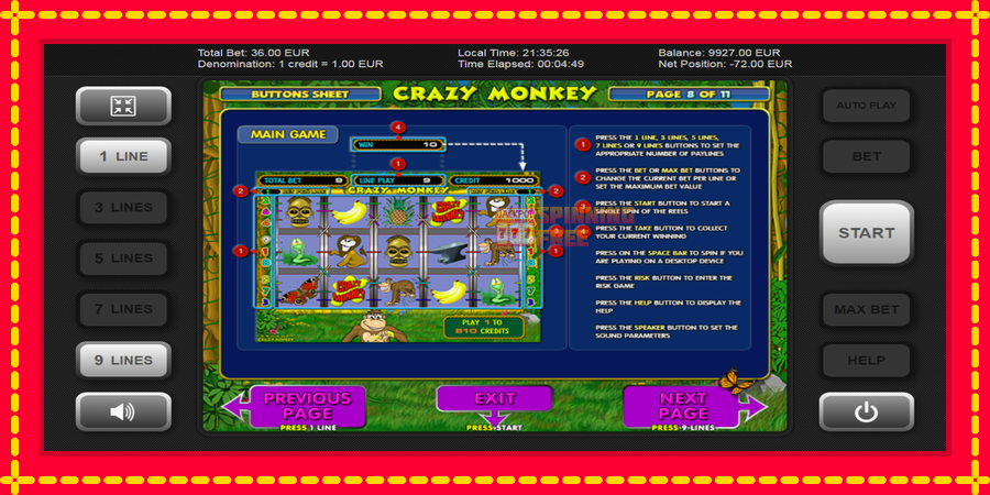 Crazy Monkey mesin slot dengan animasi cerah, gambar 5