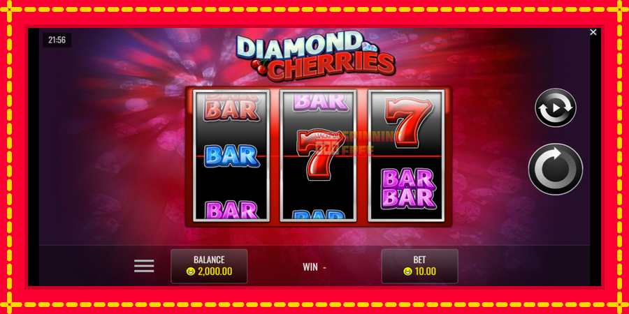 Diamond Cherries mesin slot dengan animasi cerah, gambar 1