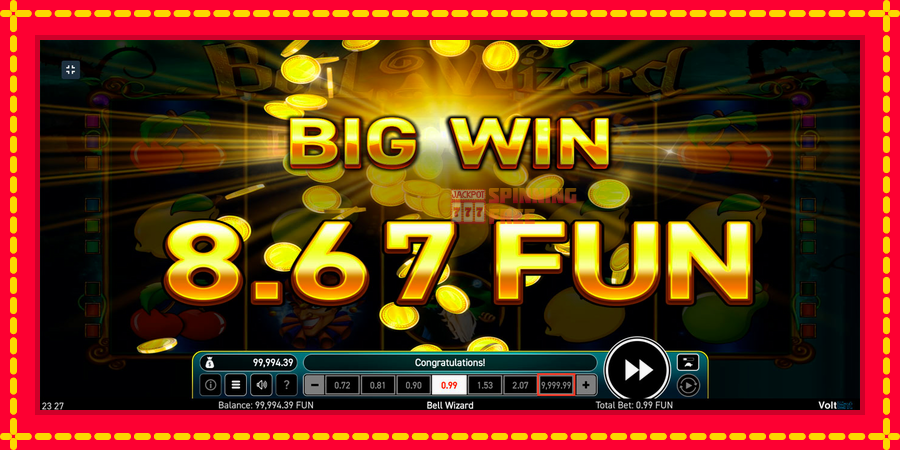 Bell Wizard mesin slot dengan animasi cerah, gambar 7