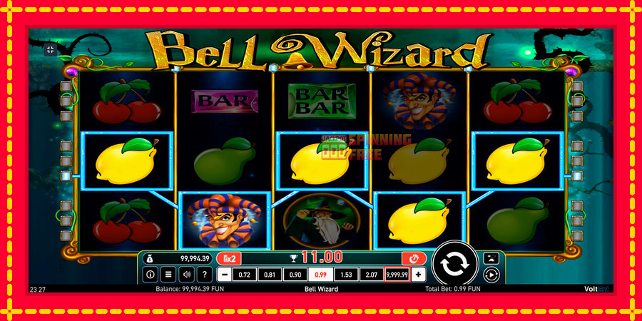 Bell Wizard mesin slot dengan animasi cerah, gambar 8