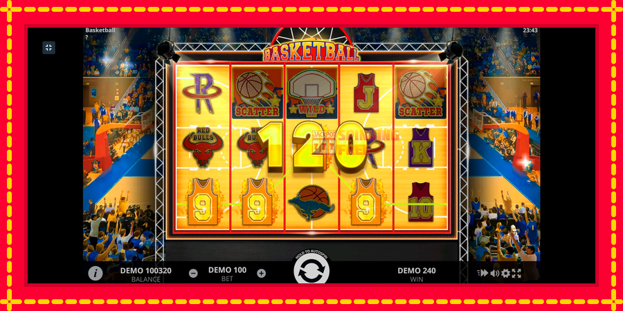 Basketball mesin slot dengan animasi cerah, gambar 7