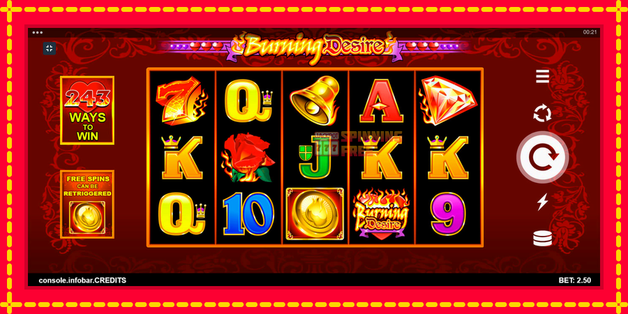 Burning Desire mesin slot dengan animasi cerah, gambar 7