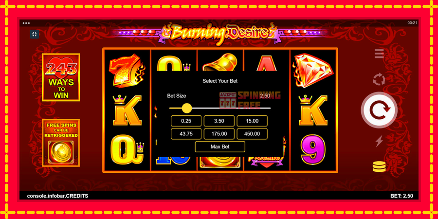 Burning Desire mesin slot dengan animasi cerah, gambar 8