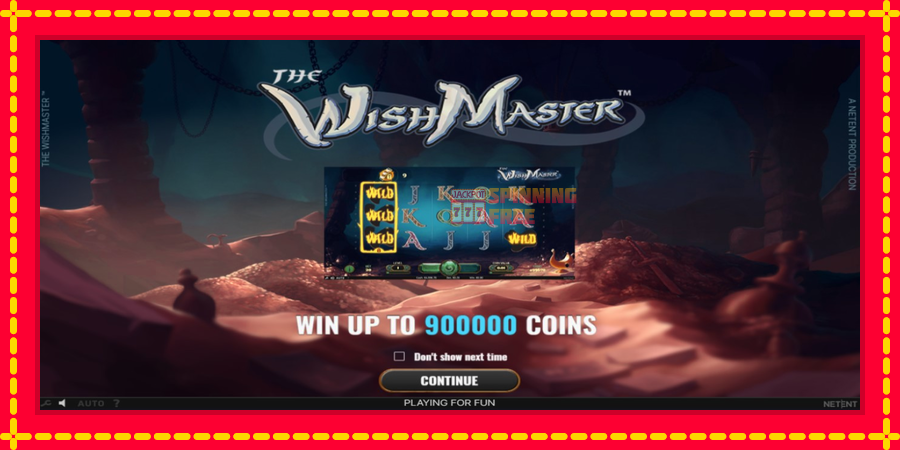 Wish Master mesin slot dengan animasi cerah, gambar 1