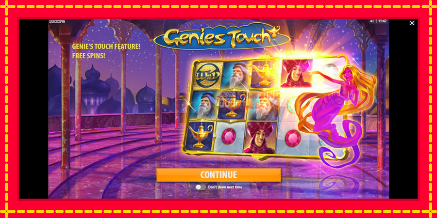 Genies Touch mesin slot dengan animasi cerah, gambar 1