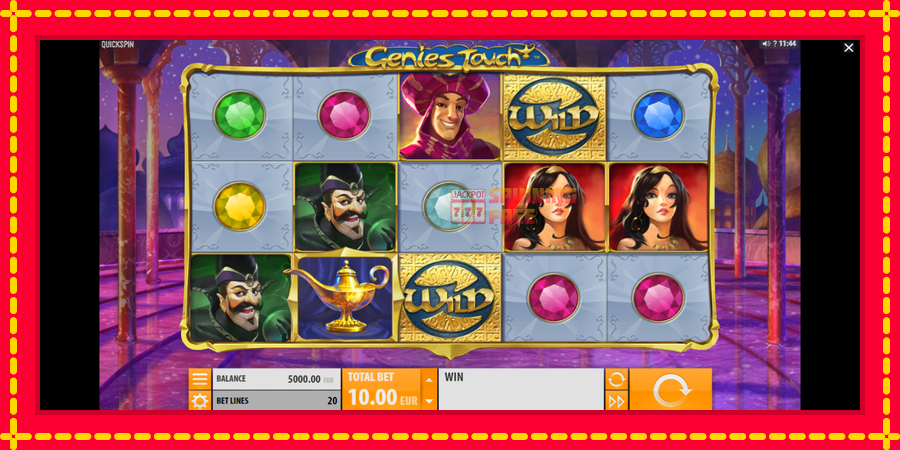 Genies Touch mesin slot dengan animasi cerah, gambar 2