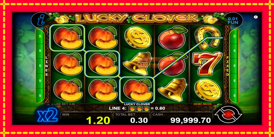 Lucky Clover mesin slot dengan animasi cerah, gambar 2