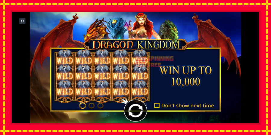 Dragon Kingdom mesin slot dengan animasi cerah, gambar 1