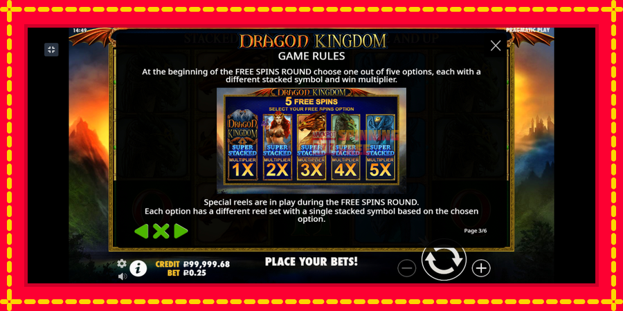 Dragon Kingdom mesin slot dengan animasi cerah, gambar 6