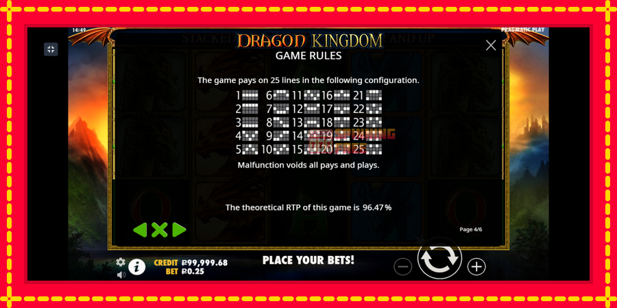 Dragon Kingdom mesin slot dengan animasi cerah, gambar 7