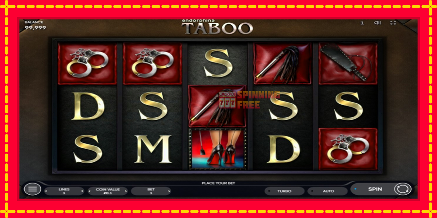 Taboo mesin slot dengan animasi cerah, gambar 2