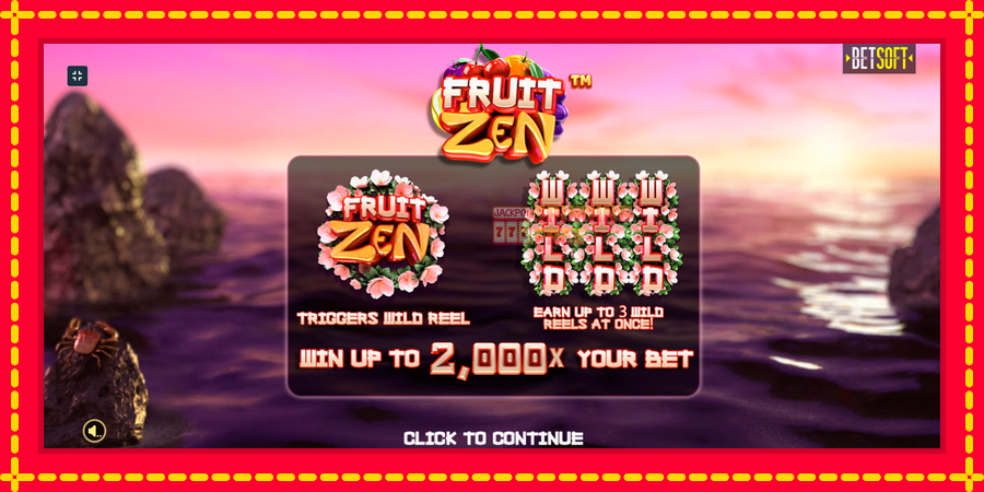 Fruit Zen mesin slot dengan animasi cerah, gambar 1