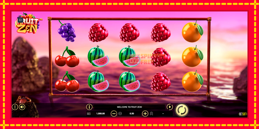 Fruit Zen mesin slot dengan animasi cerah, gambar 6