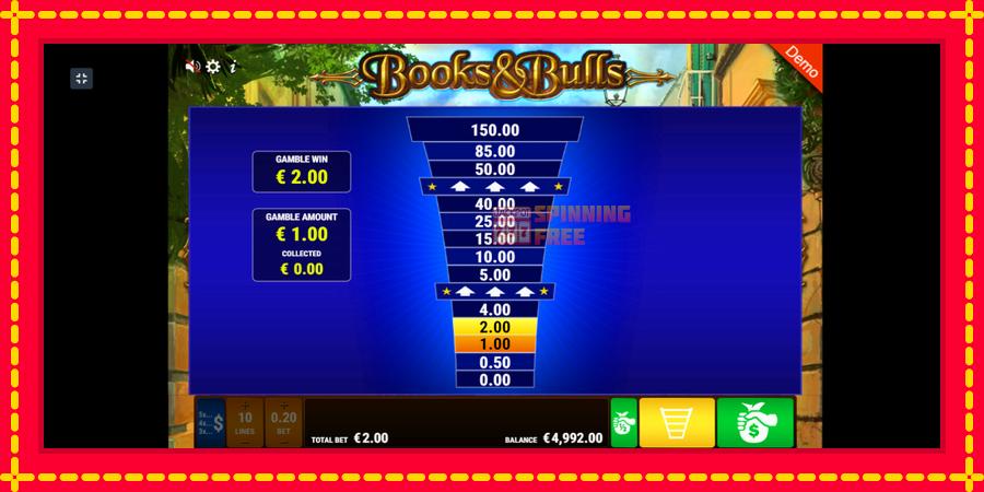 Books Bulls mesin slot dengan animasi cerah, gambar 5