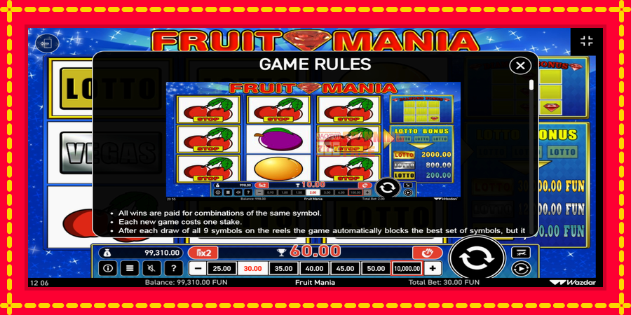 Fruit Mania mesin slot dengan animasi cerah, gambar 6