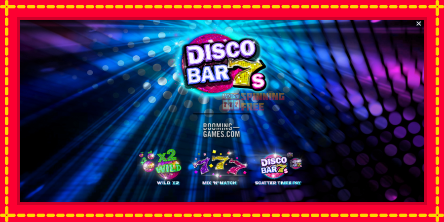 Disco Bar 7s mesin slot dengan animasi cerah, gambar 1