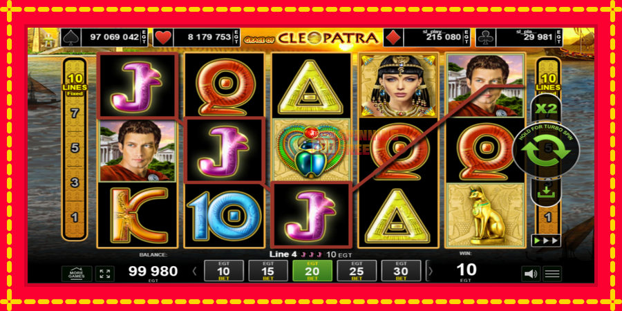 Grace of Cleopatra mesin slot dengan animasi cerah, gambar 2