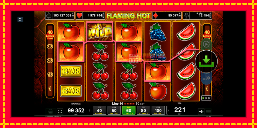 Flaming Hot mesin slot dengan animasi cerah, gambar 8