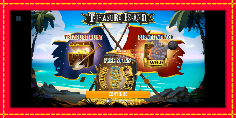 Treasure Island mesin slot dengan animasi cerah, gambar 1