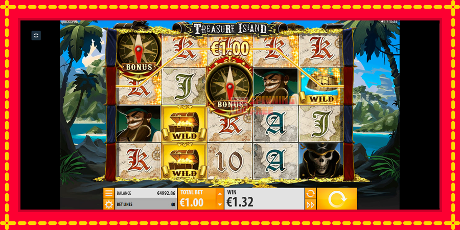 Treasure Island mesin slot dengan animasi cerah, gambar 7