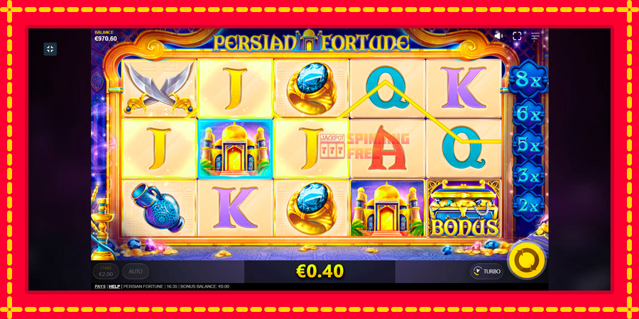 Persian Fortune mesin slot dengan animasi cerah, gambar 8