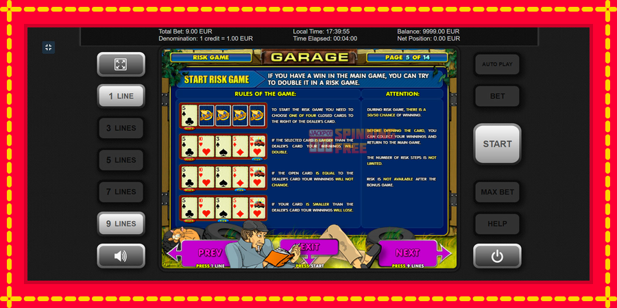 Garage mesin slot dengan animasi cerah, gambar 5