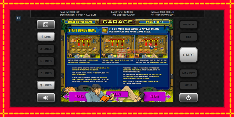 Garage mesin slot dengan animasi cerah, gambar 6