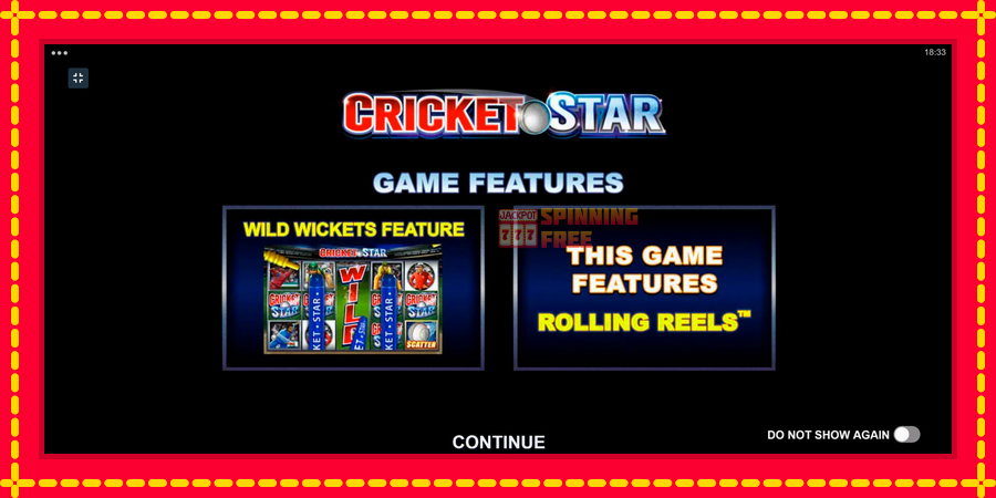 Cricket Star mesin slot dengan animasi cerah, gambar 1