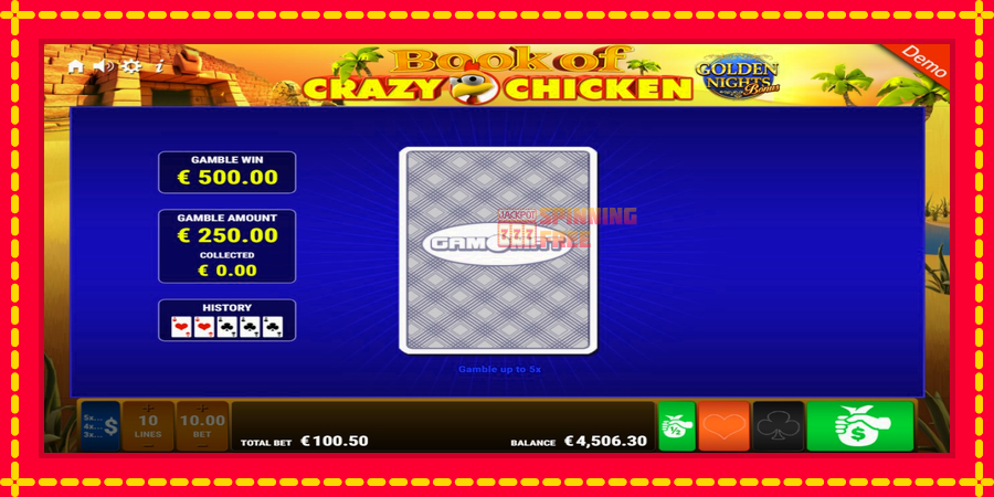 Book of Crazy Chicken Golden Nights mesin slot dengan animasi cerah, gambar 5