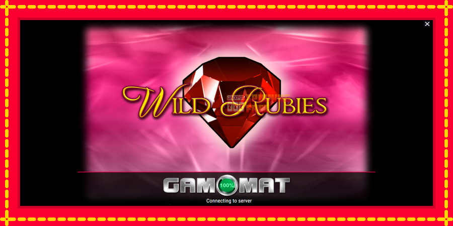 Wild Rubies mesin slot dengan animasi cerah, gambar 1