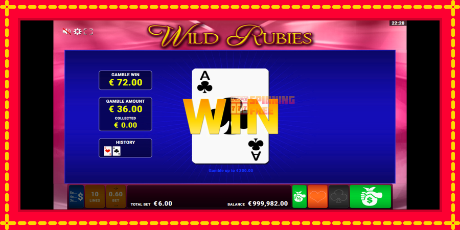 Wild Rubies mesin slot dengan animasi cerah, gambar 5