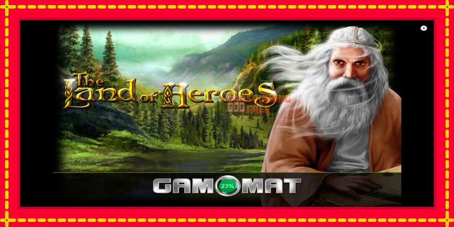 The Land of Heroes mesin slot dengan animasi cerah, gambar 1