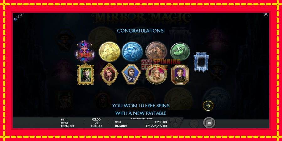 Mirror Magic mesin slot dengan animasi cerah, gambar 4