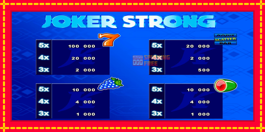 Joker Strong mesin slot dengan animasi cerah, gambar 3