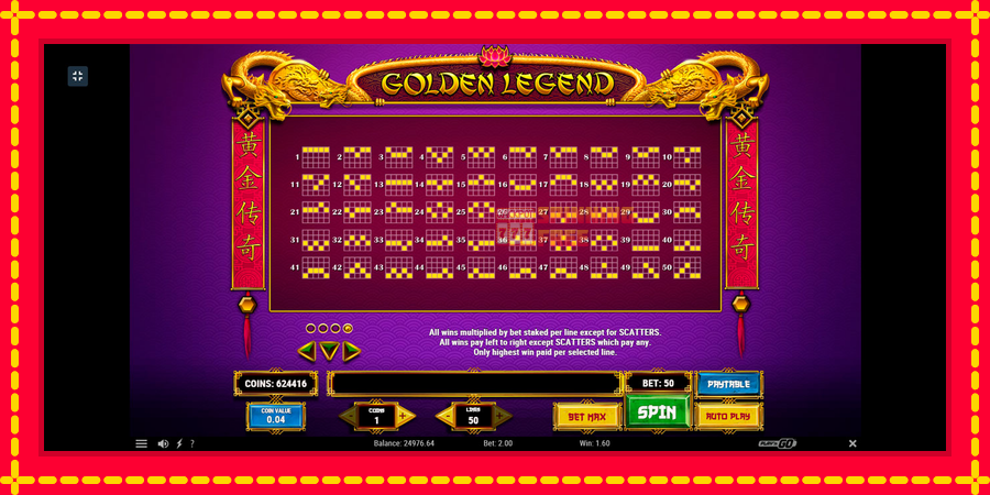 Golden Legend mesin slot dengan animasi cerah, gambar 7