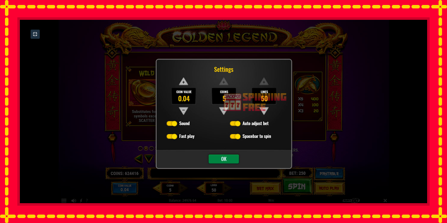 Golden Legend mesin slot dengan animasi cerah, gambar 8