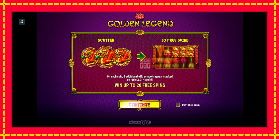 Golden Legend mesin slot dengan animasi cerah, gambar 10