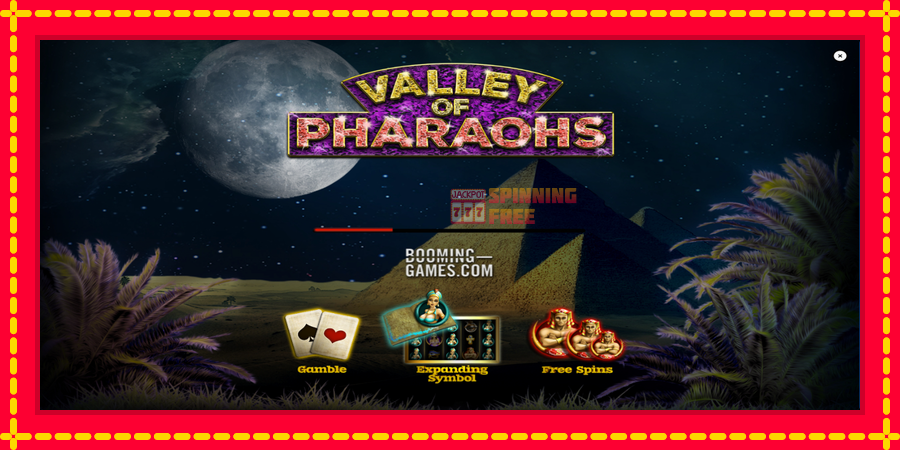 Valley of Pharaohs mesin slot dengan animasi cerah, gambar 1